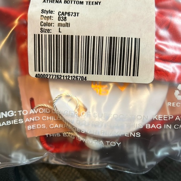 PQ Swim Red Athena bikini bottom teeny size L - Picture 13 of 13